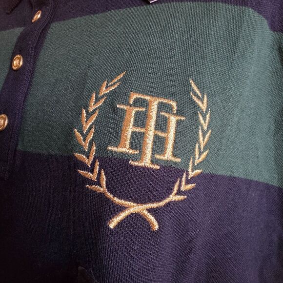 NWT Tommy Hilfiger XL Stripe Rugby Dress Y2K - Picture 2 of 10